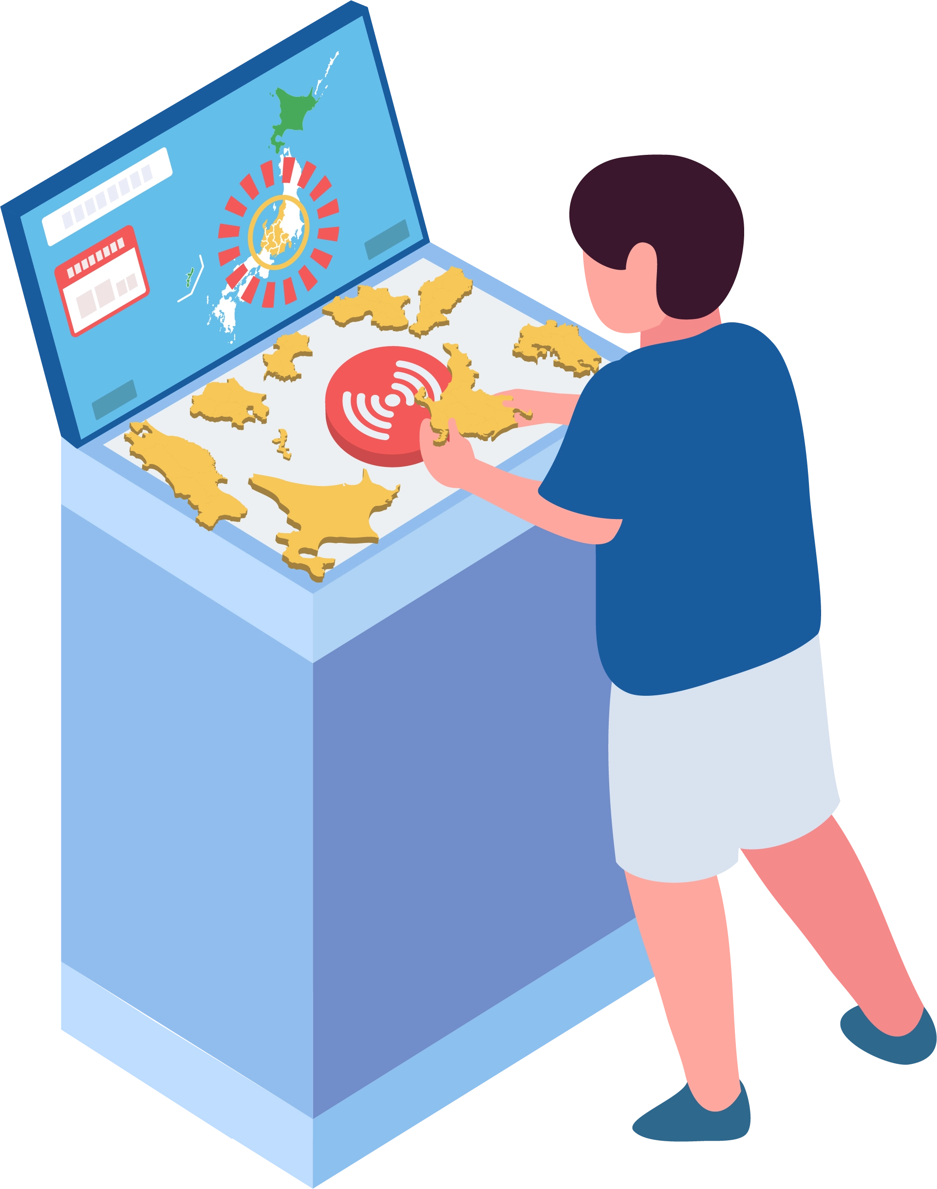 RFIDインターフェースイラスト