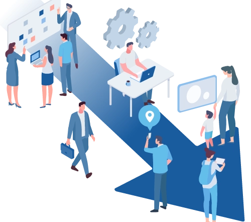 企画から保守までワンストップ対応のイメージ